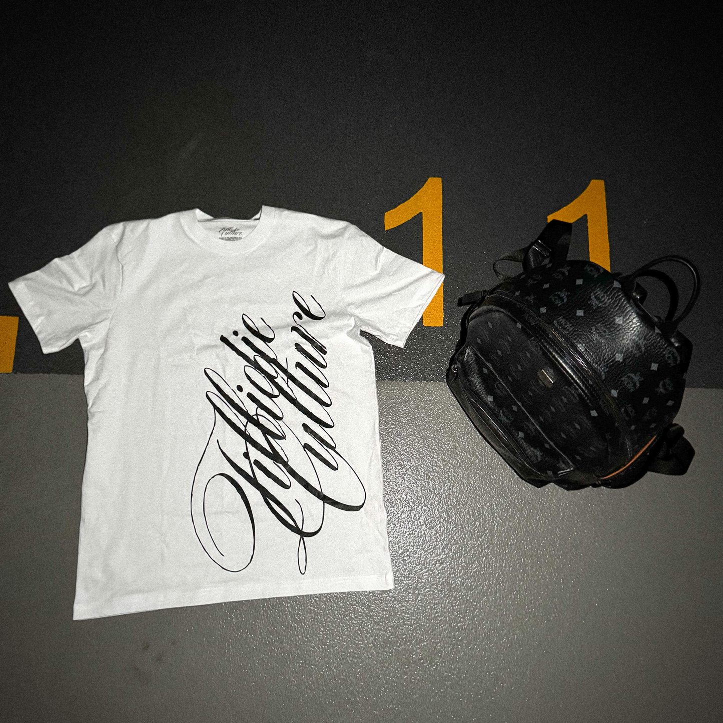 SIDE LOGO TEE WHITE